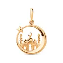 Подвеска из красного золота