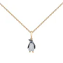 Подвеска из красного золота с фианитами