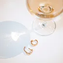 Серьги из красного золота