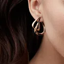 Серьги из красного золота