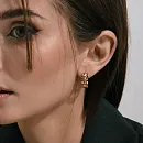 Серьги из красного золота