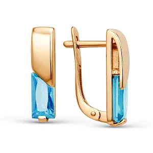 Серьги из красного золота