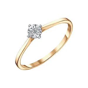 Кольцо из красного золота