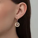 Серьги из красного золота