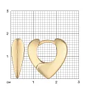 Серьги из красного золота