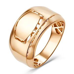 Кольцо из красного золота