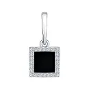 Подвеска из белого золота