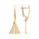Серьги из красного золота