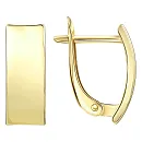 Серьги из желтого золота