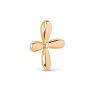 Подвеска из красного золота с фианитом