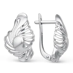 Серьги из красного золота