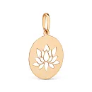 Подвеска из красного золота