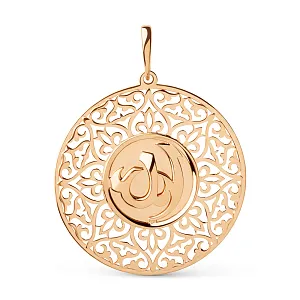 Подвеска из красного золота