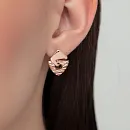 Серьги из красного золота