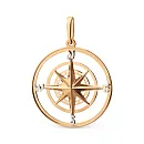 Подвеска из красного золота