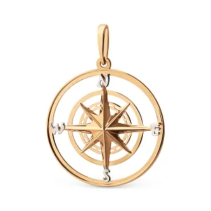 Подвеска из красного золота