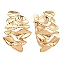 Серьги из красного золота