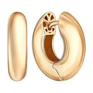 Серьги из красного золота