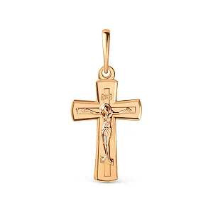Крест из красного золота