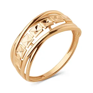 Кольцо из красного золота