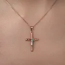 Крест из красного золота