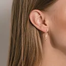 Серьги из красного золота