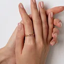 Кольцо из красного золота