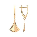 Серьги из красного золота