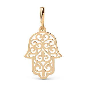 Подвеска из красного золота