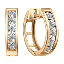 Серьги из красного золота