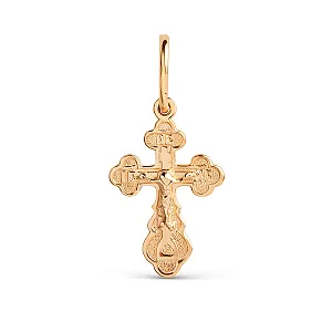 Крест из красного золота