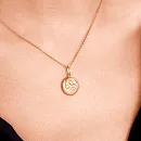 Подвеска из красного золота