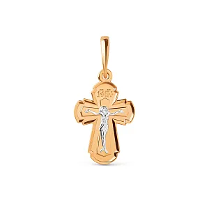 Крест из красного золота