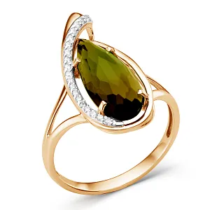 Кольцо из красного золота