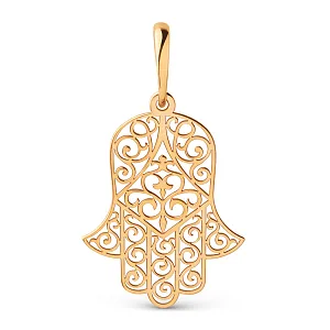 Подвеска из красного золота