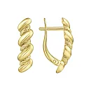 Серьги из желтого золота