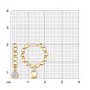 Серьги из красного золота