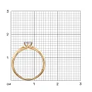 Кольцо из красного золота