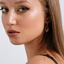 Серьги из красного золота