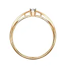 Кольцо из красного золота