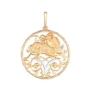 Подвеска из красного золота