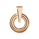 Подвеска из красного золота