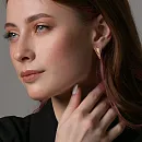 Серьги из красного золота