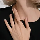 Кольцо из красного золота