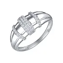 Кольцо из белого золота с бриллиантами