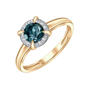 Кольцо из красного золота