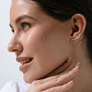 Серьги каффы из красного золота