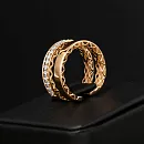 Кольцо из красного золота с фианитами