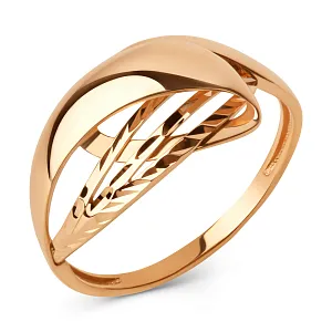 Кольцо из красного золота