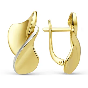 Серьги из желтого золота